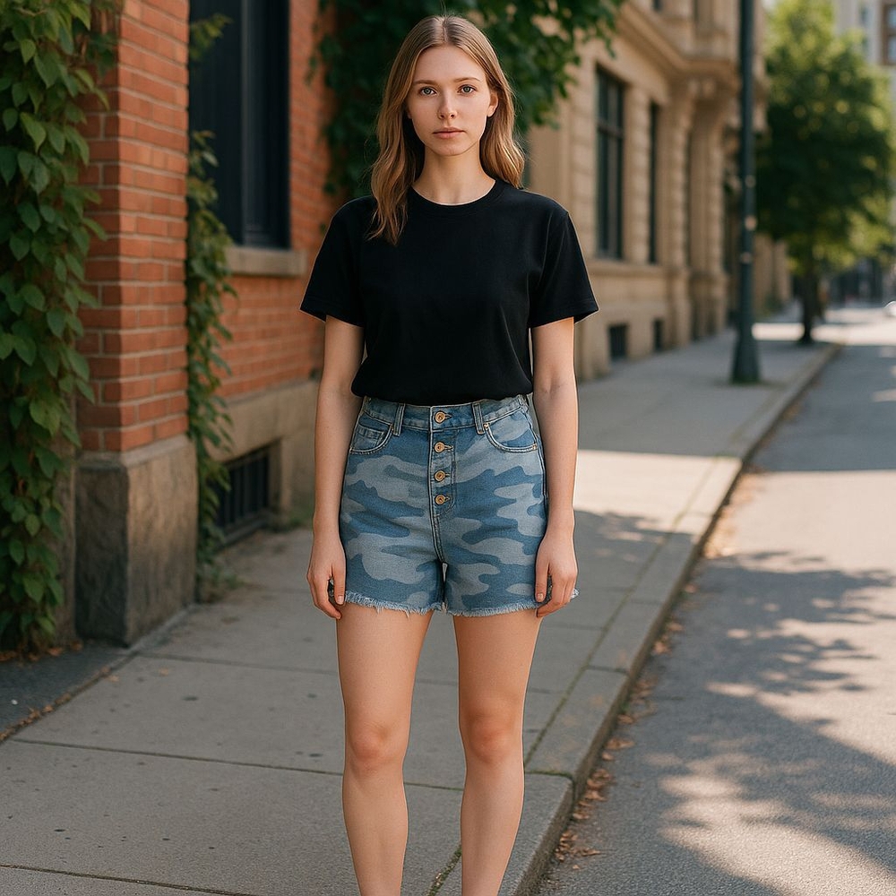 TIME AND TRU HIGH RISE SHORT 20